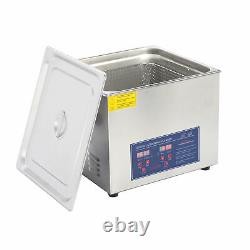 15l Qt Ultrasonic Cleaner 400W Digital Heated Industrial Parts with Timer & Heater
