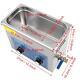 1PCS Stainless Steel Ultrasonic Cleaner Heated Cleaning Tank Machine With Basket