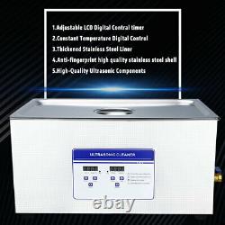 22L Disinfector Ultrasonic Cleaner Stainless Steel Industry Heated Heater +Timer