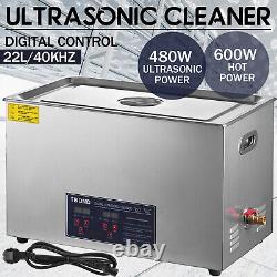 22L Industrial Heated Dental Ultrasonic Cleaner Cleaning Machine withTimer