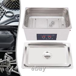 22L Industrial Ultrasonic Cleaner Dual Frequency Heated Heater 28kHz/40kHz