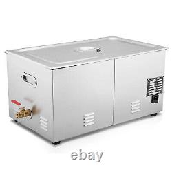 22L Industry Heated Ultrasonic Cleaner Heater with Timer Stainless Steel