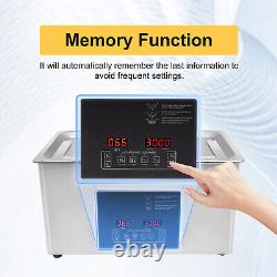 22L Stainless Ultrasonic Cleaner Cleaning Equipment Industry Heated with Timer