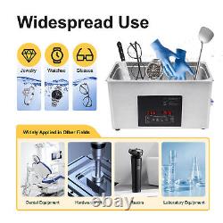 22L Stainless Ultrasonic Cleaner Cleaning Equipment Industry Heated with Timer