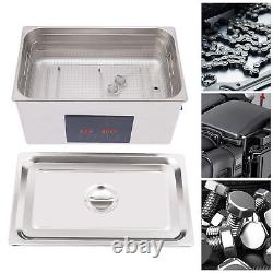 22L Stainless Ultrasonic Cleaner Cleaning Equipment Industry Heated with Timer