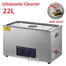 22L Ultrasonic Cleaner Digital Stainless Steel Cleaning Equipment withTimer Heated