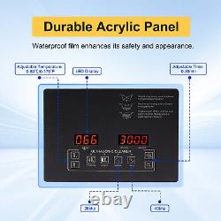 22L Ultrasonic Cleaner Dual Frequency Stainless Steel Industry Heated Heater