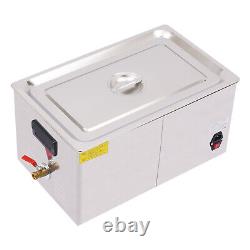 22L Ultrasonic Cleaner Industry Heated With Timer Jewelry Ring Glasses