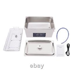 22L Ultrasonic Cleaner Industry Heated With Timer Jewelry Ring Glasses