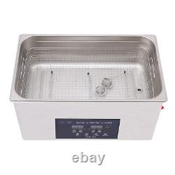 22L Ultrasonic Cleaner Industry Heated With Timer Jewelry Ring Glasses