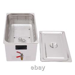 22L Ultrasonic Cleaner Industry Heated With Timer Jewelry Ring Glasses