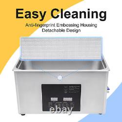 22L Ultrasonic Cleaner Stainless Steel Industry Heated Heater Dual Frequency