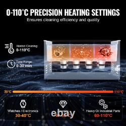 22L Ultrasonic Cleaner with Heater Timer & Basket Digital Sonic Machine