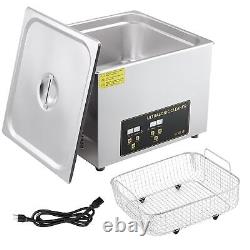 240W 10L Ultrasonic Cleaner Stainless Steel Industry Heated Heater withTimer