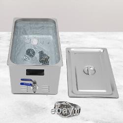 28/40K Ultrasonic Cleaner with Timer Heating Machine Digital Sonic Cleaner SUS304
