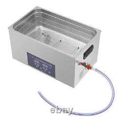 28K/40KHZ Ultrasonic Cleaner Titanium Steel 30L Industry Heated Heater With Timer