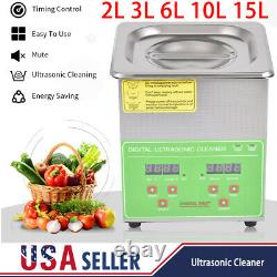 2L 3L 6L 10L 15L Stainless Ultrasonic Cleaner Industry Heated Cleaning Machine