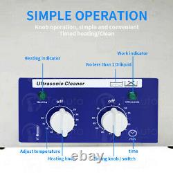 2L 6L Stainless Steel Heated Ultrasonic Cleaner Jewelry Watch Washing Machine