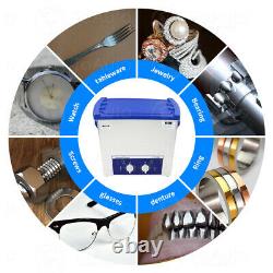 2L 6L Stainless Steel Heated Ultrasonic Cleaner Jewelry Watch Washing Machine