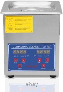2L Dental Digital LCD Ultrasonic Cleaner Cleaning Stainless Steel JPS-10A Home