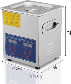 2L Dental Digital LCD Ultrasonic Cleaner Cleaning Stainless Steel JPS-10A Home