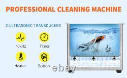 3.2L Ultrasonic Cleaning Machine with Timer Heater Stainless Steel Sonic Cleaner