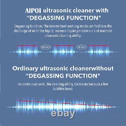 3.2L Ultrasonic Cleaning Machine with Timer Heater Stainless Steel Sonic Cleaner