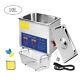 3-30L Stainless Steel Bathtub Cleaner Ultrasonic Cleaner Digital Timer US