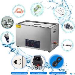 3-30L Ultrasonic Cleaner Stainless Steel Industry Heated Heater withTimer 110V