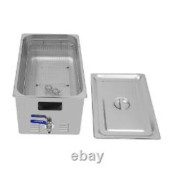 30 Liters Ultrasonic Cleaner with Timer Heating Machine Digital Sonic Cleaner US