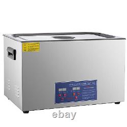 30L Digital Ultrasonic Cleaner Stainless Steel Industry Heated withTimer Heater