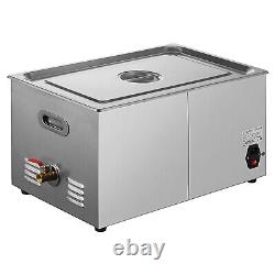 30L LED Ultrasonic Cleaner Stainless Steel Industry Heated Heater with Timer Power