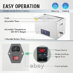 30L Ultrasonic Cleaner Cleaning Equipment Liter Industry Heated W Timer Heater