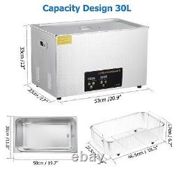 30L Ultrasonic Cleaner Cleaning Equipment Liter Industry Heated With Timer