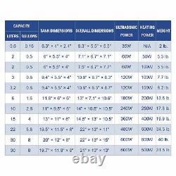 30L Ultrasonic Cleaner Cleaning Equipment Liter Industry Heated With Timer Heater