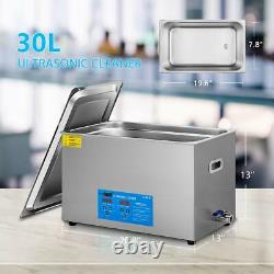 30L Ultrasonic Cleaner Cleaning Equipment Liter Industry Heated With Timer Heater