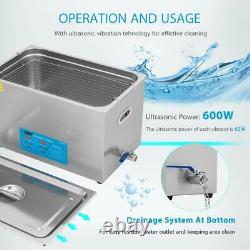 30L Ultrasonic Cleaner Cleaning Equipment Liter Industry Heated With Timer Heater