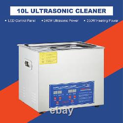 30L Ultrasonic Cleaner Cleaning Equipment Liter Industry Heated With Timer Heater