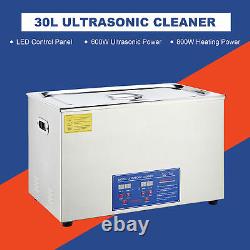 30L Ultrasonic Cleaner Cleaning Equipment Liter Industry Heated With Timer Heater