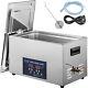30L Ultrasonic Cleaner Dual Ultrasonic Power Heated withTimer Jewelry Ring Glasses