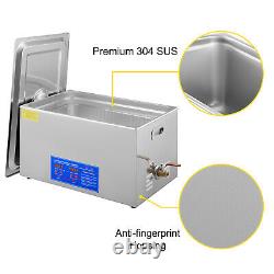 30L Ultrasonic Cleaner Stainless Steel Industry Heated Heater withTimer