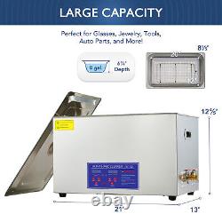 30L Ultrasonic Cleaner with Timer & Heater Heating Machine Digital Sonic Cleaner