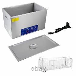 30l Qt Ultrasonic Cleaner 600W Digital Heated Industrial Parts with Timer & Heater