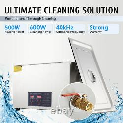 30l Qt Ultrasonic Cleaner 800W Digital Heated Industrial Parts with Timer & Heater