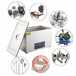 30l Qt Ultrasonic Cleaner 800W Digital Heated Industrial Parts with Timer & Heater