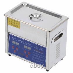 3L/3.2L Ultrasonic Cleaner Digital Display Timed Heated Cleaning Machine 40Khz