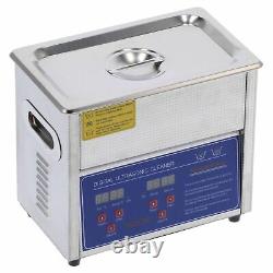 3L/3.2L Ultrasonic Cleaner Digital Display Timed Heated Cleaning Machine 40Khz