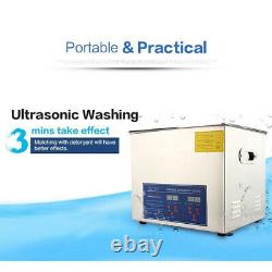 3L Digital Heated Ultrasonic Cleaner Bath Tank Cleaning Machine With Timer