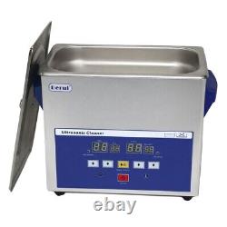 3L Digital Touch Control Timer Heated Ultrasonic Cleaner For False Teethbrush