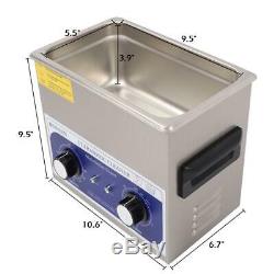 3L Stainless Steel 3 Liter Industry Heated Ultrasonic Cleaner Heater with Timer